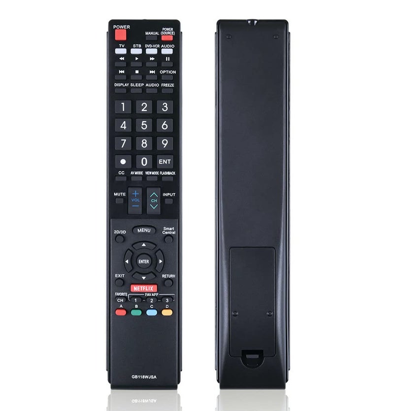 BOMAZ Replacement Remote Control Universal for Sharp LC-60LE650U LC-60LE750U LC-70C6500U Aquos Smart LED 3D HDTV - Image 1